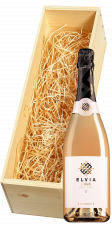 Wijnkist met Elvia Cava Brut rosé